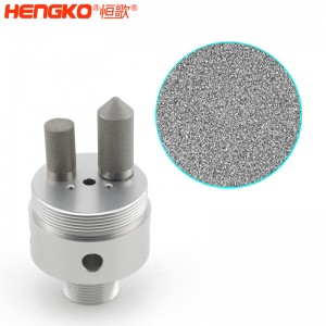 316不銹鋼樣氣過(guò)濾器耐高壓高強(qiáng)度易清洗，用于污水管道氣體檢測(cè)分析高溫氣體取樣探頭過(guò)濾器