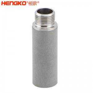 廠家定制批發(fā)不銹鋼燒結(jié)氣體濾芯,耐高溫流通快高精準除塵濾芯