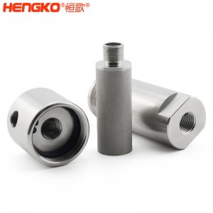 廠家定制批發(fā)不銹鋼燒結(jié)氣體濾芯,耐高溫流通快高精準除塵濾芯