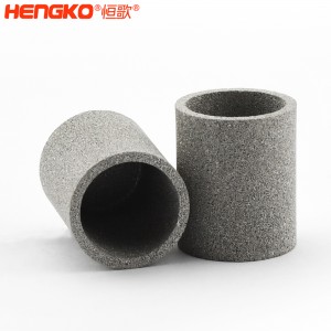 濾芯廠家定制微米級燒結(jié)不銹鋼濾芯_多孔金屬粉末不銹鋼濾管污染水過濾用