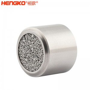 廠家定制0.2-90微米多孔金屬氣體傳感器防爆外殼，隔火焰耐腐蝕316L不銹鋼防爆片