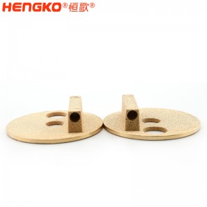 廠家定制長(zhǎng)壽命50 100 150 200微米銅粉末燒結(jié)濾芯片盤(pán)