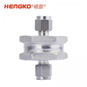 不銹鋼高精度全焊接直通型過濾器卡套管接頭