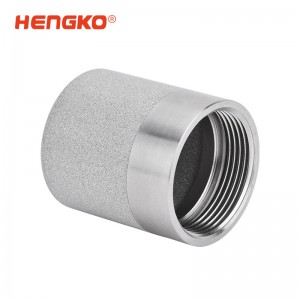 不銹鋼內(nèi)螺紋燒結(jié)濾芯丨溫濕度傳感器多孔金屬錐形保護罩M30*1.5