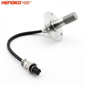 RS485遠(yuǎn)程高精度法蘭盤溫濕度傳感器高靈敏，數(shù)字信號(hào)濕度傳感器防水探頭