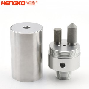 316不銹鋼樣氣過(guò)濾器耐高壓高強(qiáng)度易清洗，用于污水管道氣體檢測(cè)分析高溫氣體取樣探頭過(guò)濾器